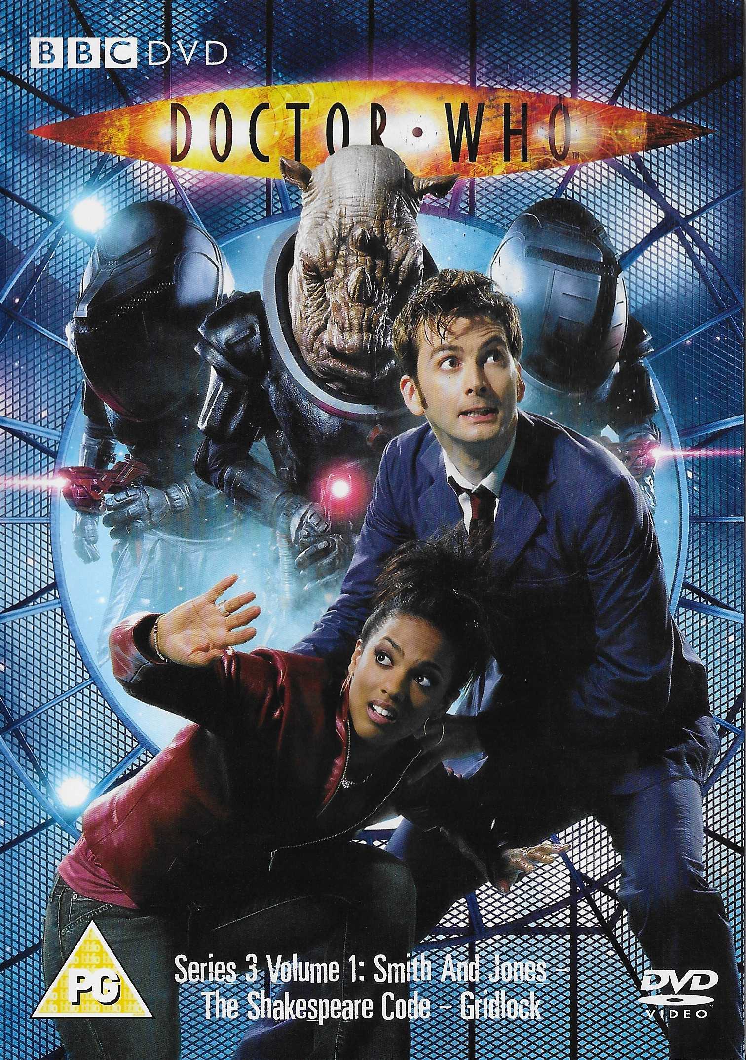 Picture of BBCDVD 2381 Doctor Who - Series 3, volume 1 by artist Russell T Davies / Gareth Roberts from the BBC records and Tapes library